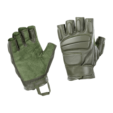 M-Tac Fingerløse Handsker Assault Tactical Mk.1 vahvistetulla kämmenellä ja iskunvaimentavilla nyrkkatyynyillä taktiseen käyttöön, vihreä