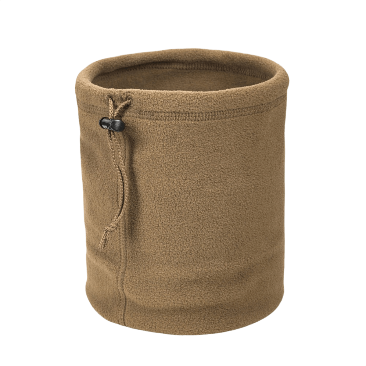 M-Tac Fleece Neck Gaiter med Snor beige, säädettävä nyöri istuvuuden säätöön, monikäyttöinen kylmässä.