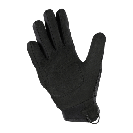 M-Tac Assault Tactical Mk.5 musta, säädettävällä velcro-kiinnityksellä, integroitu nyrkkisuoja, taktiseen käyttöön.