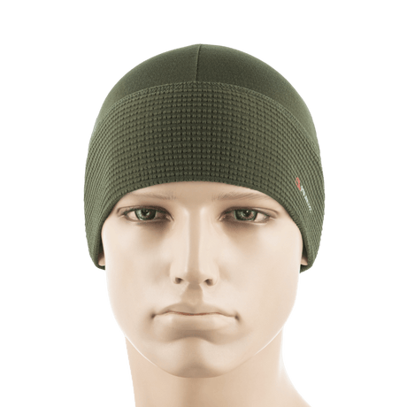M-Tac Hjelm Watch Cap Polartec oliivinvärinen mallinukella, valmistettu Polartec®-fleecestä, matala profiili, ihanteellinen viileään säähän.