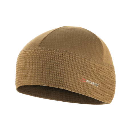 M-Tac Hjelm Watch Cap Polartec pipo valmistettu kestävästä Polartec®-fleecestä ruskeana, ihanteellinen kylmään säähän ja sopii kypärän alle.