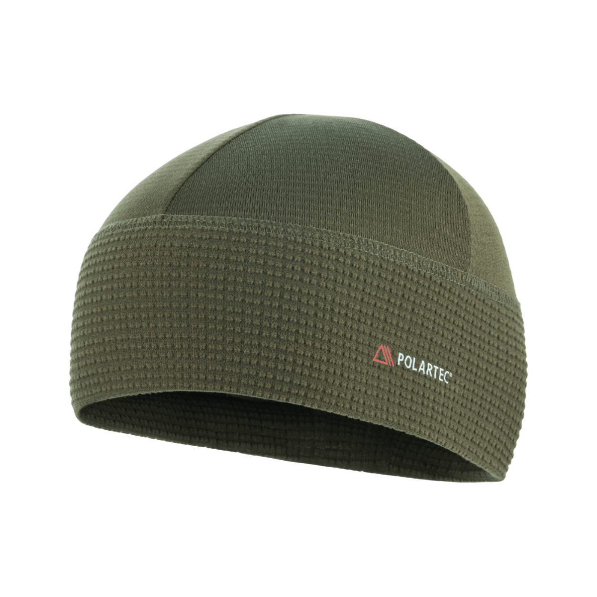 M-Tac Hjelm Watch Cap Polartec oliivinvärinen, valmistettu kevyestä ja lämpimästä Polartec®-fleecestä, ihanteellinen kylmään säähän ja sopii kypärän alle.