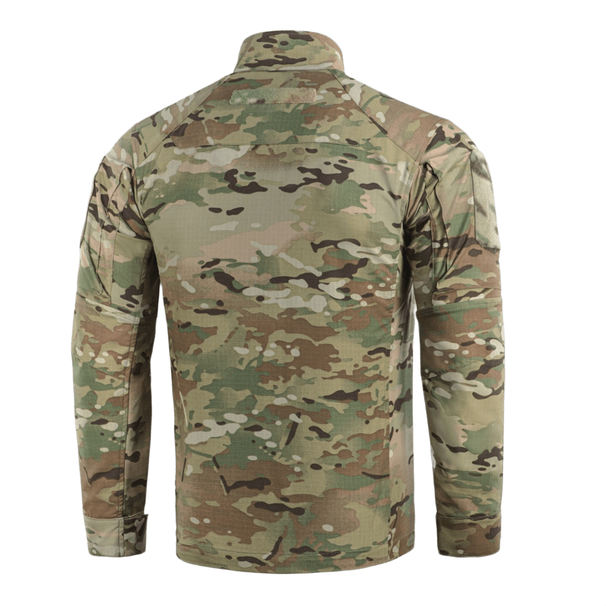 M-Tac-takki Sturm Gen.II NYCO Extreme Multicam takaa kuvattuna, sopii taktiseen käyttöön ja ulkoiluun, valmistettu kestävästä materiaalista.