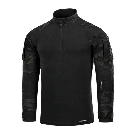 M-Tac Combat Shirt Gen.II Pro NYCO Extreme Black Multicam -kuosissa Polartec-materiaalilla, sopii eri ilmastoihin.