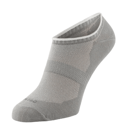 M-Tac Let kesäsukat harmaana, suunniteltu juoksuun ja ulkoiluun lämpimässä säässä, ergonomiset painealueet ja hengittävä materiaali.