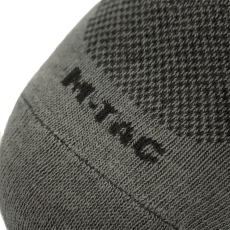 M-Tac Let Sportsokker harmaana, hengittävä materiaali juoksuun ja urheiluun, tiukka joustava resori ja optimaalinen mukavuus.