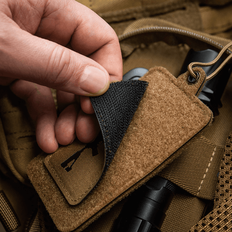M-Tac AR-15 223/5,56 Laser Cut Patch, kiinnitys reppuun Velcrolla, kestävä Cordura 500D sotilaalliselle ja ulkoilmakäytölle.