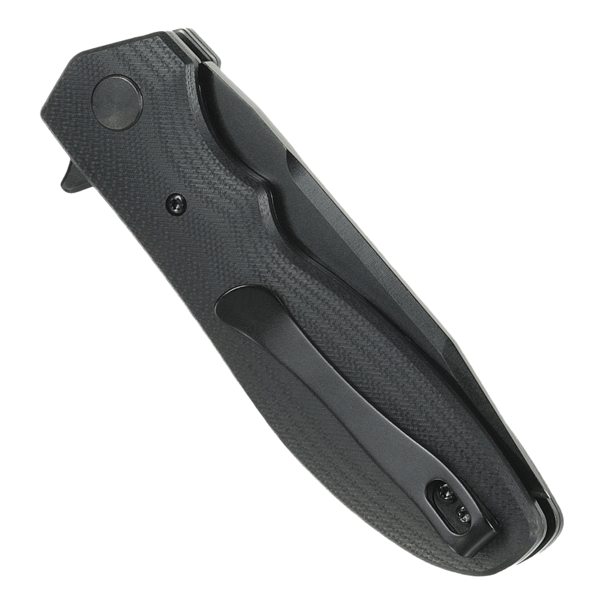 M-Tac Outdoor & Militær Type 6 taitettuna, musta G10-komposiittikahva.