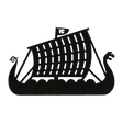 M-Tac Patch Drakkar Laser Cut – viikinkilaiva, Cordura 500D, täydellinen univormuun tai laukkuun, esittää ikonisen Drakkar-aluksen.