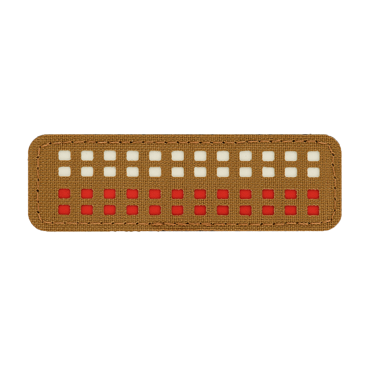 M-Tac Patch Flag 25x80 Mini Squares valmistettu Cordura 500D:stä, kestävä ja kevyt velcro-kiinnityksellä, ihanteellinen taktisiin varusteisiin.