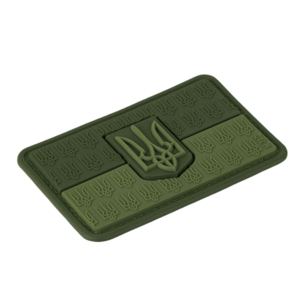 M-Tac Patch Ukraine Flag vihreänä, 3d-relief, Cordura 500d ja Velcro, koko 8x5 cm