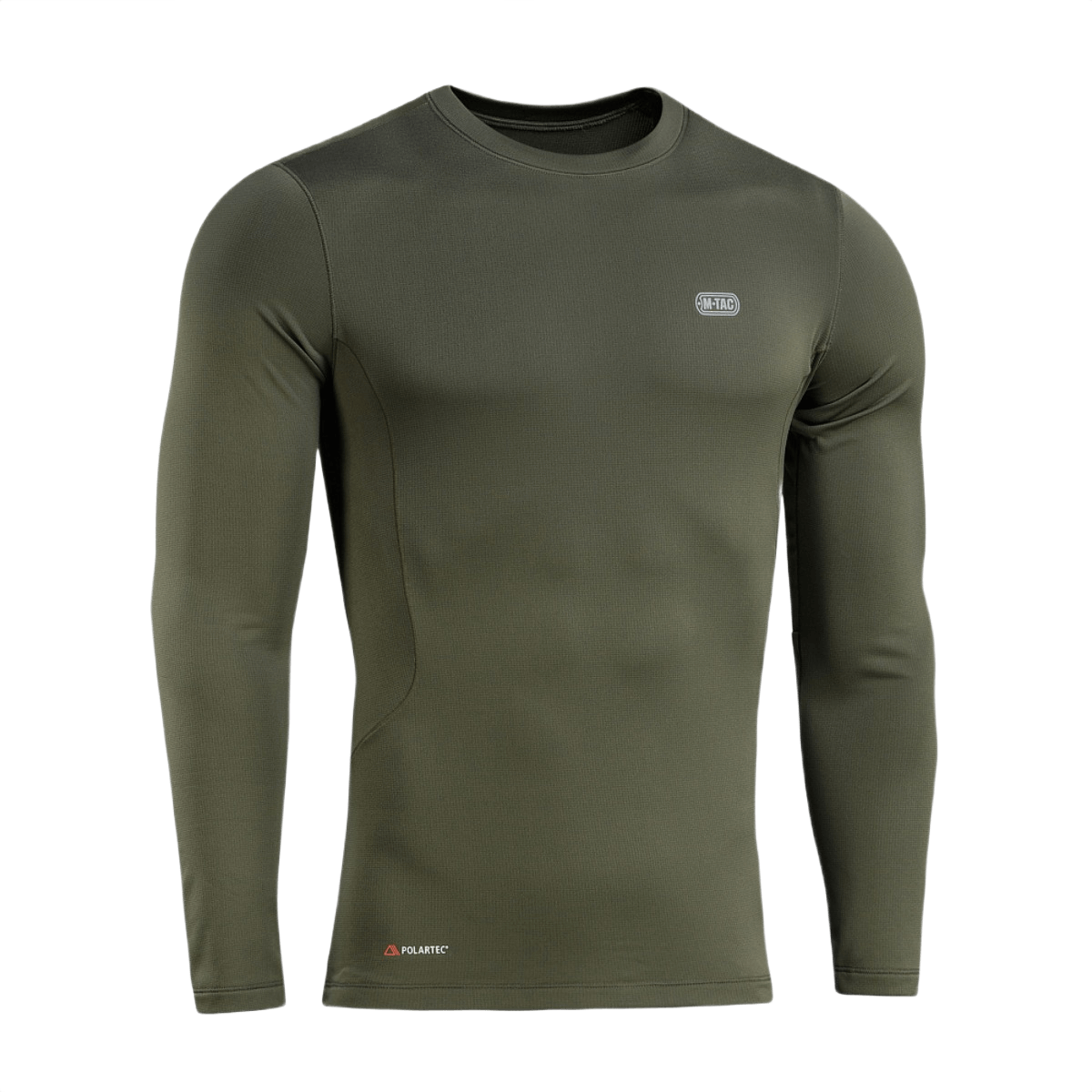 M-Tac Level I Polartec Thermal Shirt oliivinvihreänä, ihanteellinen termialuspaita Power Dry® -materiaalista, anatominen istuvuus ja litteät saumat.