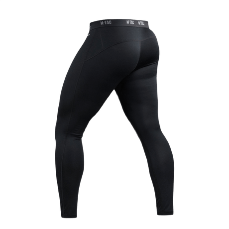 M-Tac Level I Polartec Thermal -housut mustina, valmistettu Power Dry®-polyesteristä, ihanteellinen baselayer kylmiin olosuhteisiin.