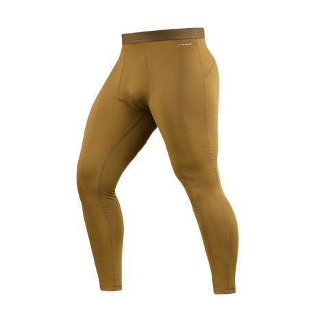 M-Tac Level I Polartec Thermal -housut ruskeina, ihanteelliset baselayeriksi talvella, valmistettu premium Power Dry®-materiaalista.