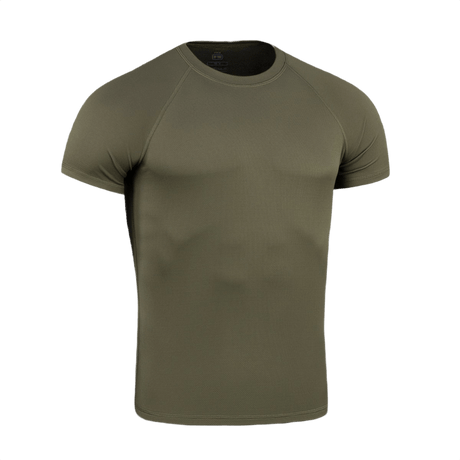 M-Tac T-Shirt Raglan Sweat-Wicking Tactical Summer, vihreä, hikiä siirtävä t-paita raglan-hihoilla, erinomainen liikkumisvapauteen.