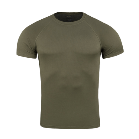 M-Tac T-Shirt Raglan Sweat-Wicking Tactical Summer, sopii lämpimiin päiviin ja aktiiviseen käyttöön, nopeasti kuivuva polyesteri.