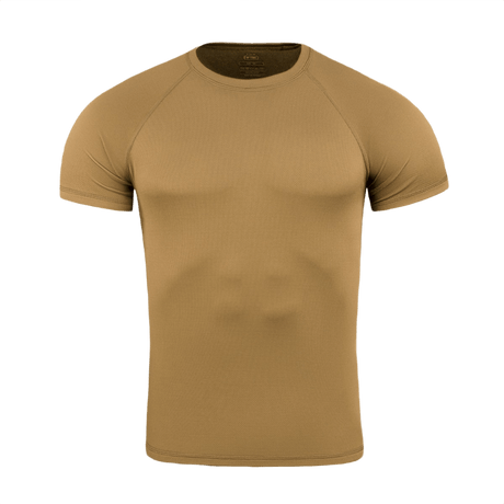 M-Tac T-Shirt Raglan Sweat-Wicking Tactical Summer, optimaaliseen mukavuuteen ja liikkumisvapauteen kuumassa säässä, 100% polyesteri.