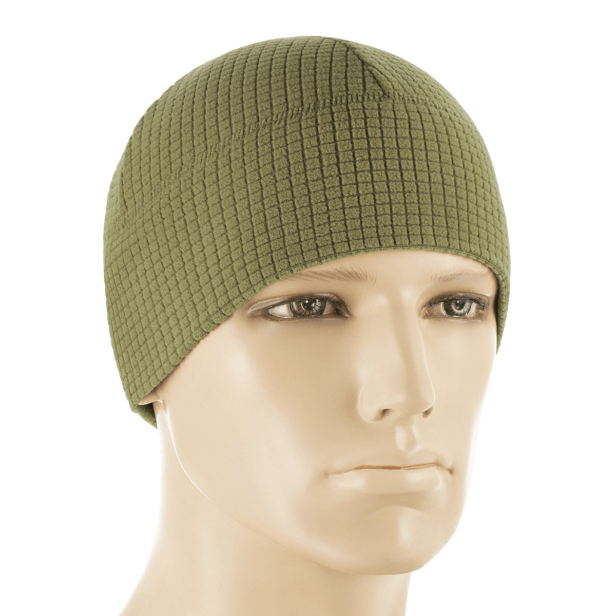 M-Tac Rip-Stop Fleece Hjelmliner, oliivinvihreä, esillä mallinuken päässä