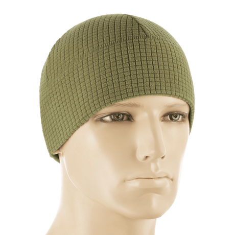 M-Tac Rip-Stop Fleece Hjelmliner, oliivinvihreä, esillä mallinuken päässä