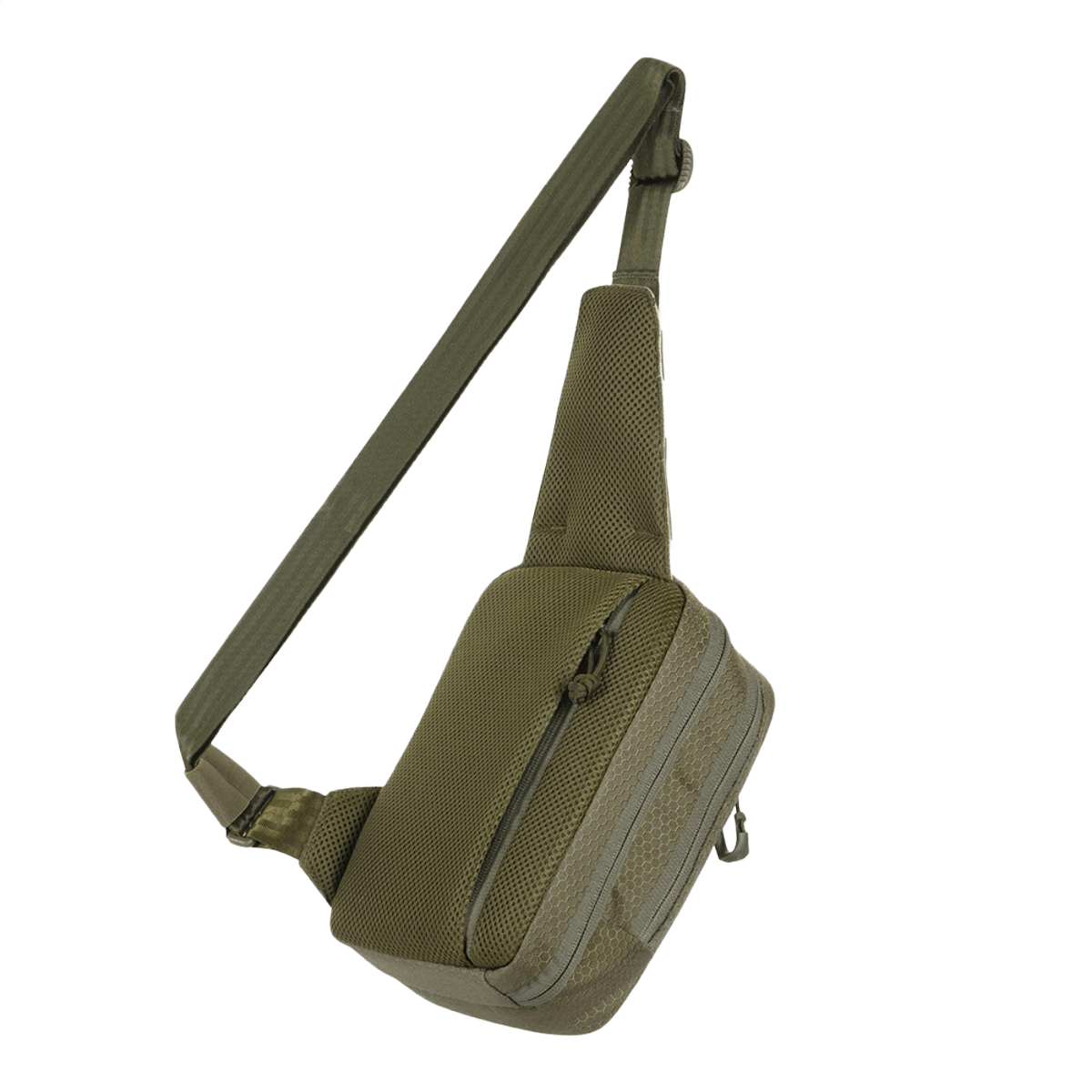 M-Tac Sling -pistoolilaukku Elite Hex Velcro kestävästä Cordura 1000D:stä, säädettävä olkahihna ja fastex-lukko.