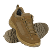 M-Tac Sneakers Tactical Demi-Season Pro Line ruskeana, suede ja Cordura, joustava Vibram-pohja mukavuutta ja kestävyyttä ajatellen.