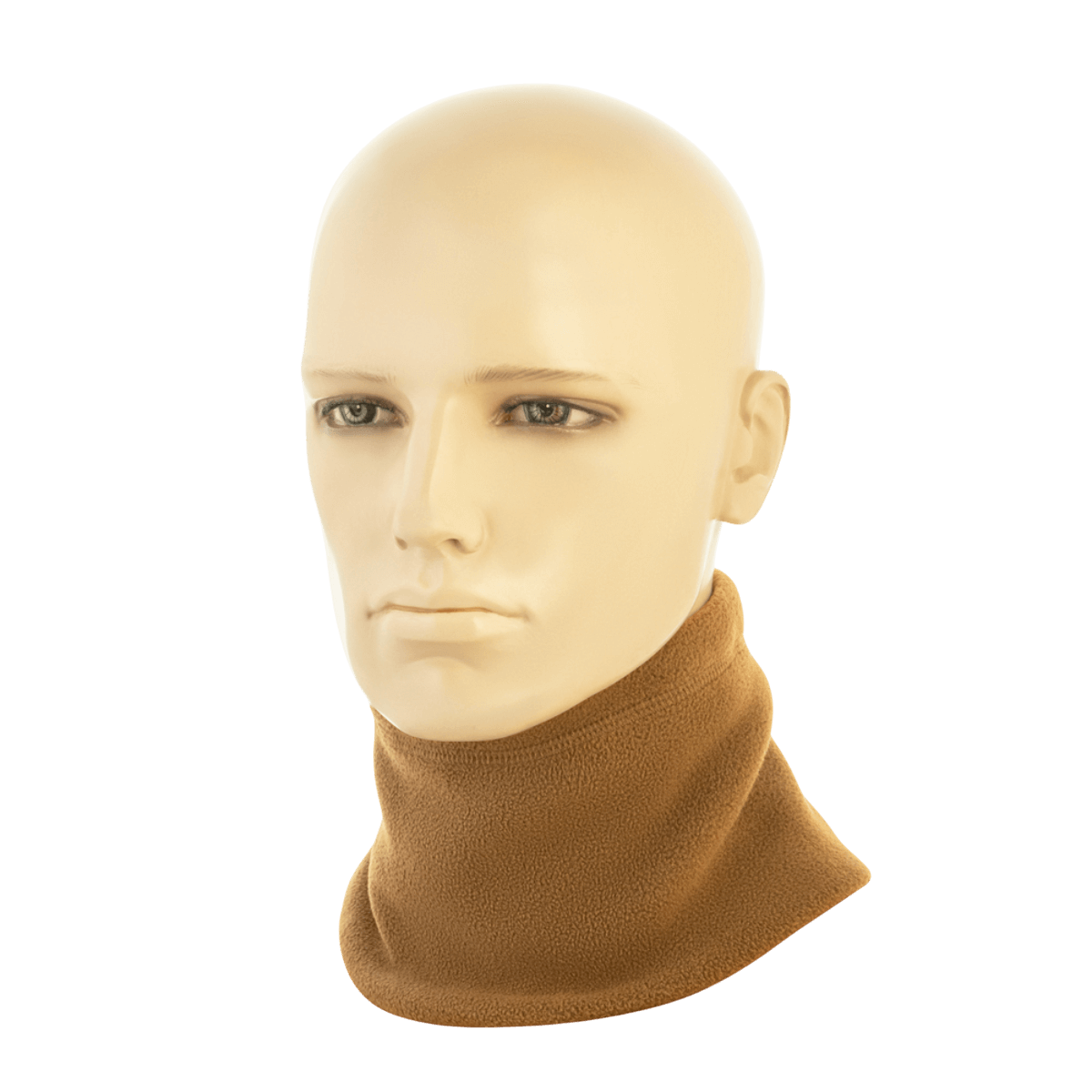 M-Tac Snood Elite Kort Justerbar Fleece mannekäänillä, näyttää monipuolisuuden ja säädettävän istuvuuden suojaukseen kylmässä säässä.