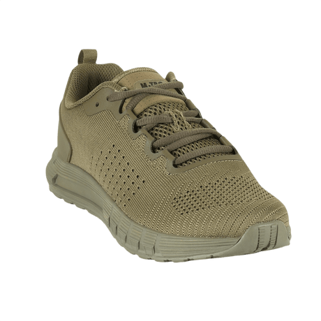 M-Tac Summer Light Sneakers hiekanväriset, kevyet ja kestävät taktiset kengät kumavahvikkeella kesäkäyttöön.