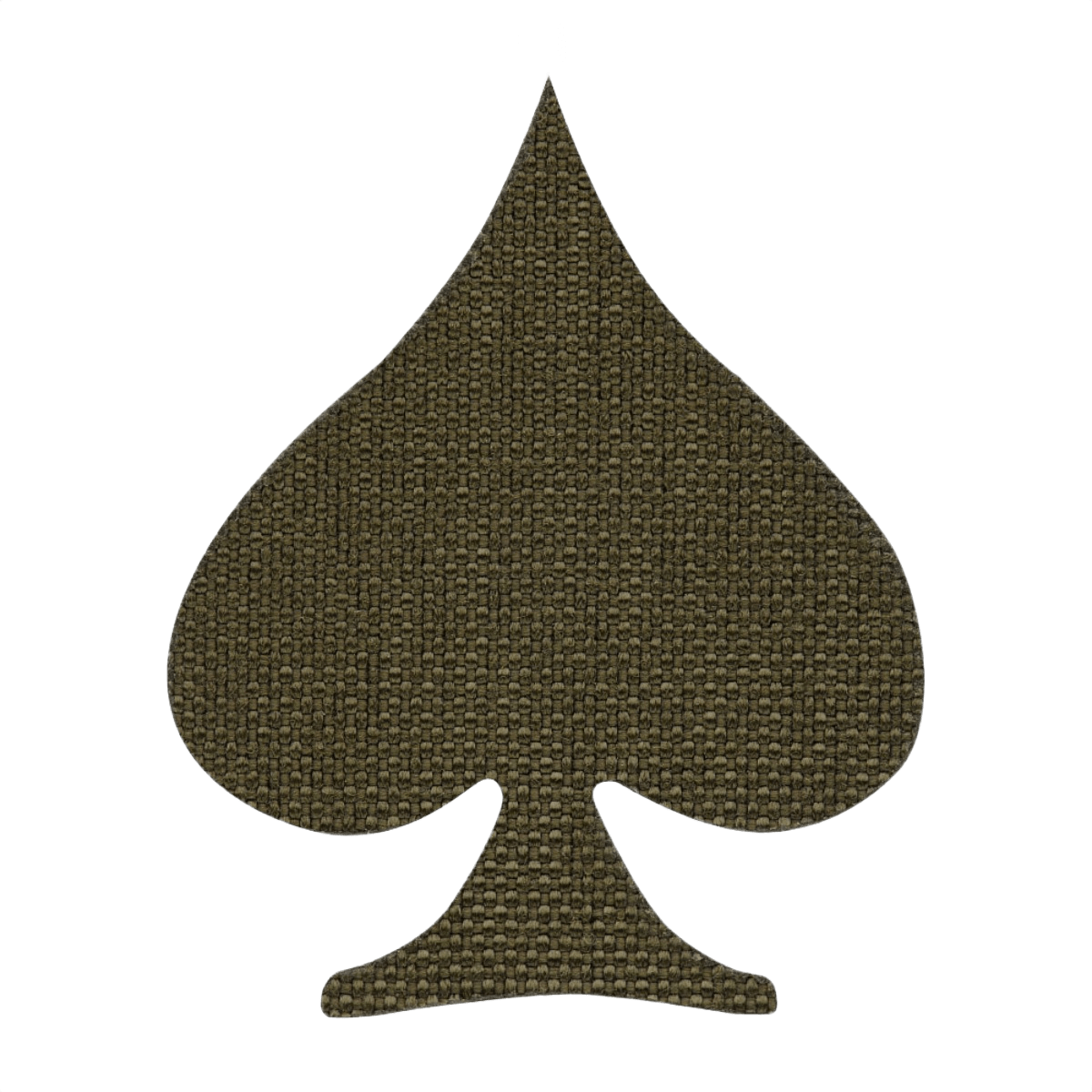 M-Tac Patch Spades Laser Cut taktinen moraalimerkki Cordura 500D:ssä, musta pata-symboli, Velcro-takapuoli, kestävä ja sopii ulkokäyttöön