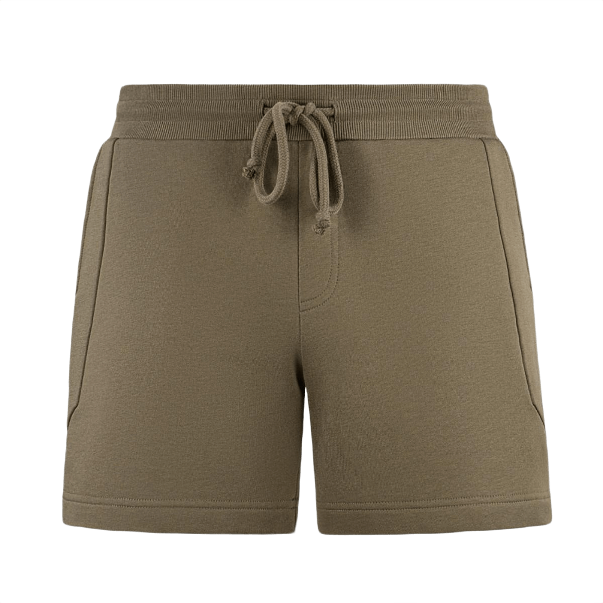 M-Tac Shorts Sport Fit Cotton ruskeana, elastinen vyötärö ja sivutaskut, 100% puuvillaa, sopii urheiluun ja arkeen.