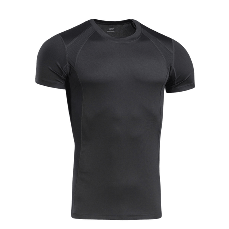 M-Tac T-Shirt Sweat-Wicking Athletic Gen.II - treenipaita mustaa polyesteriä, anatominen istuvuus ja kosteutta siirtävä teknologia.