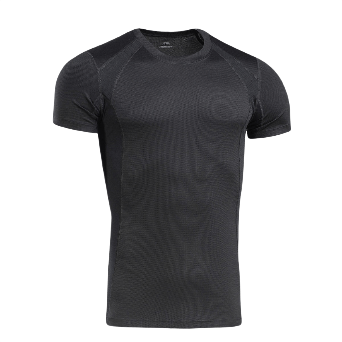 M-Tac T-Shirt Sweat-Wicking Athletic Gen.II - treenipaita mustaa polyesteriä, anatominen istuvuus ja kosteutta siirtävä teknologia.