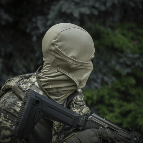 M-Tac Sweater-Ninja-Balaclava Premium, kokovartalosuojus Polartec® Power Dry -materiaalista, maastokuvioitu, sopii ulkokäyttöön