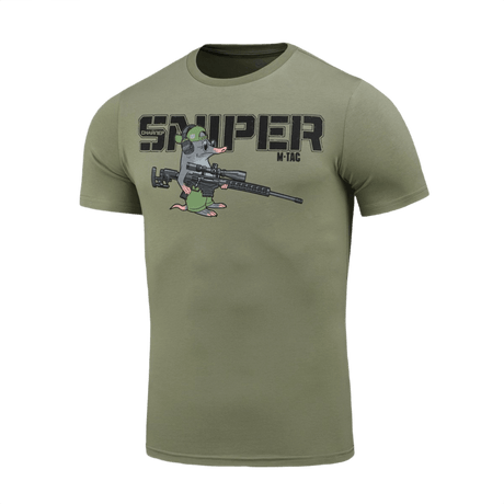 M-Tac T-Shirt Mole en humoristinen tarkka-ampuja-print, jossa myyrä symboloi omistautumista ja tarkkuutta, pehmeässä puuvillasekoitteessa.