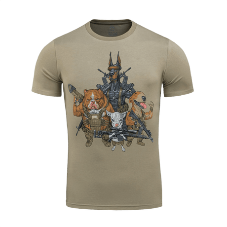 M-Tac T-Shirt Rex Team, tarkka-ampujajoukkueen printti, symboloi ystävyyttä ja tiimityötä, pehmeä puuvillasekoitus.