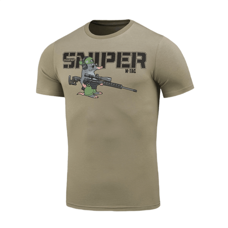 M-Tac T-Shirt Talpa sokea myyrä sniperinä, humoristinen design, pehmeä puuvillaseos.