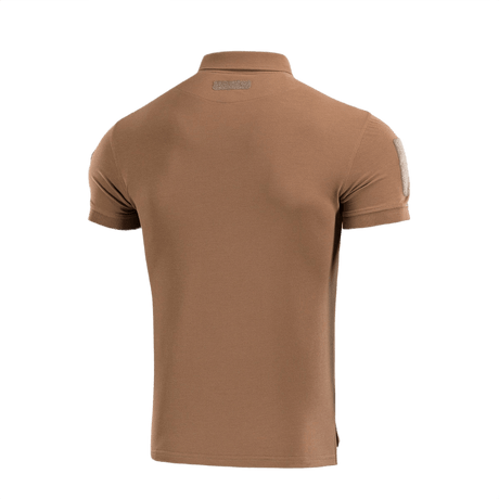 M-Tac Tactical Polo Shirt 65/35 takaa, Velcro-paneelit hihoissa merkeille. Sopii poliisi- ja turvallisuushenkilöstölle