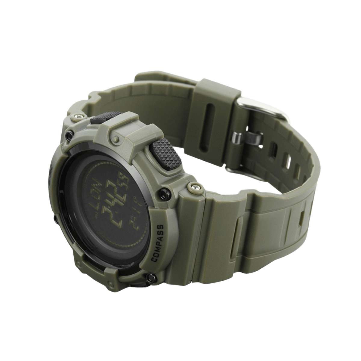 M-Tac Tactical Ur med Kompas 2233 robustissa muotoilussa kompassilla ja LED-taustavalolla, sopii taktiseen ja ulkoilukäyttöön.