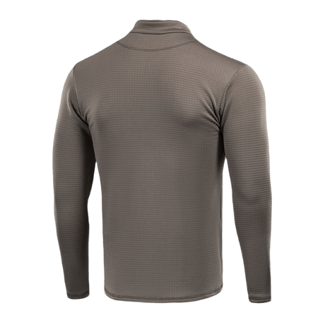 M-Tac Thermal Fleece -paita Delta Level 2 takaa kuvattuna, ihanteellinen kylmiin olosuhteisiin, YKK-vetoketju ja kosteutta siirtävät ominaisuudet