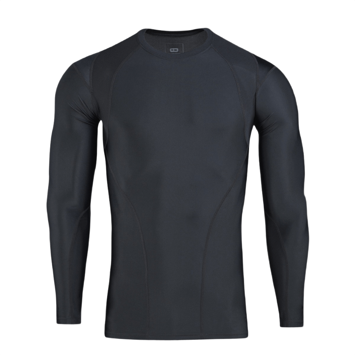 Musta M-Tac Thermal Rashguard -T-paita, terminen baselayer anatomisella istuvuudella, sopiva talveen ja vähäkauden käyttöön.