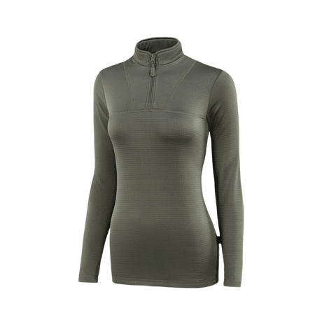M-Tac Thermal Fleece Shirt Delta Level 2 Lady oliivinvärinen talvi- ja siirtymäkausiin, valmistettu polyesteristä.