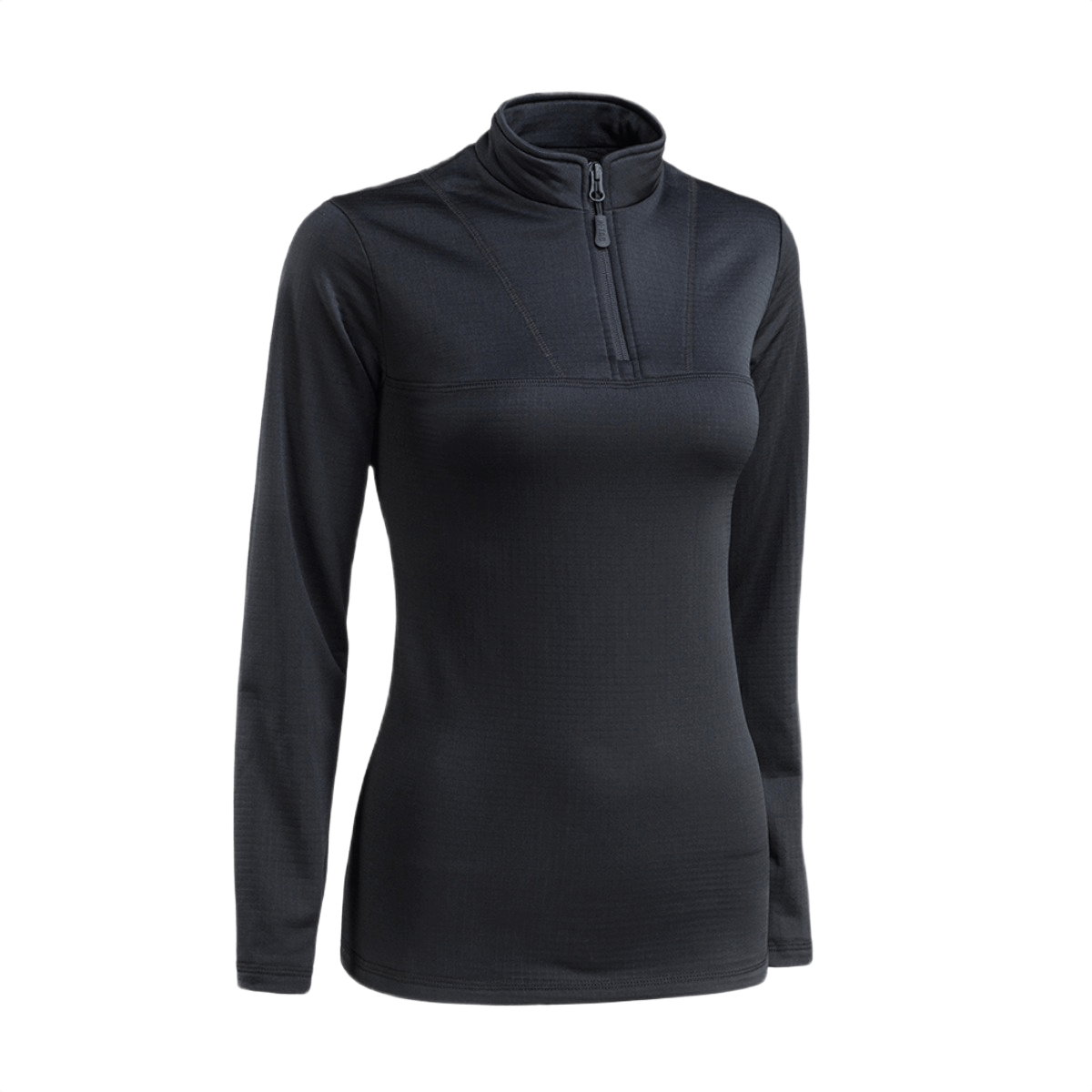 M-Tac Thermal Fleece Shirt Delta Level 2 Lady naisten termopaita, musta, 100% polyesteri, 250 g/m², ihanteellinen talveen tai siirtymäkausiin.