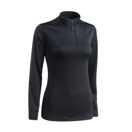 M-Tac Thermal Fleece Shirt Delta Level 2 Lady naisten termopaita, musta, 100% polyesteri, 250 g/m², ihanteellinen talveen tai siirtymäkausiin.