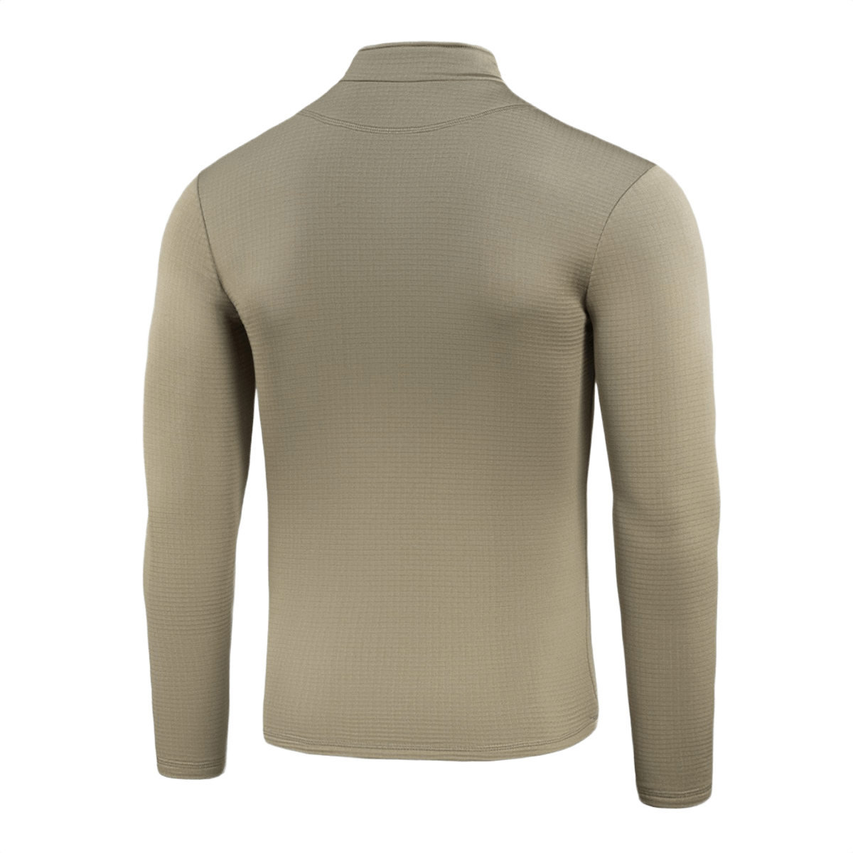 M-Tac Thermal Fleece Trøje Delta Level 2, lämpöpaita takaa, suunniteltu kylmään säähän, valmistettu 100% polyesteristä, beige väri, YKK-vetoketju.