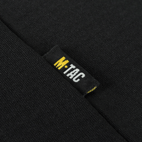 M-Tac Thermal Fleece Shirt Delta Level 2 Lady -etiketti mustassa kankaassa.