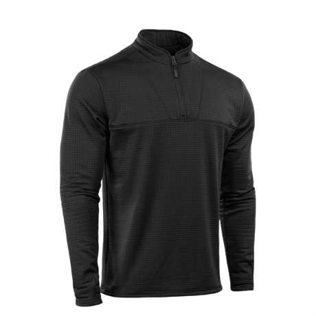 M-Tac Thermal Fleece Trøje Delta Level 2 en musta, YKK-vetoketjuilla, suunniteltu kylmiin ilmastoihin osana ECWCS-järjestelmää.