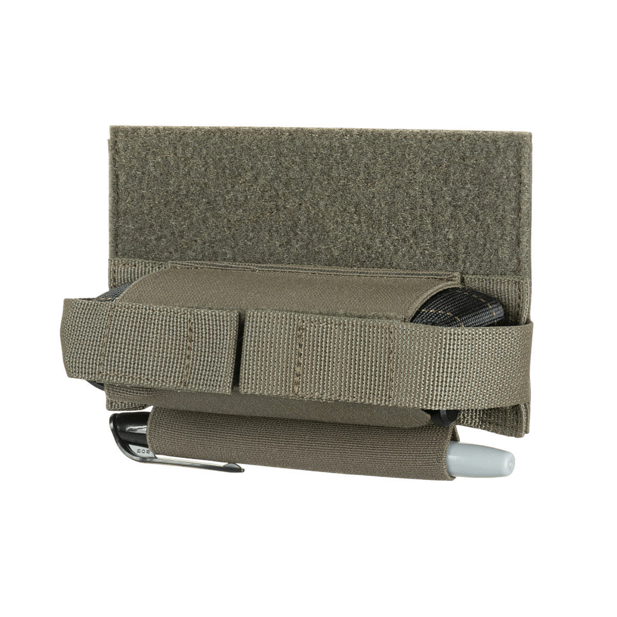 M‑Tac Tourniquet Pouch Elastic Gen.5 Cordura 500D:ssä, elastinen nauha ja merkki/kynänpidike, kätevä CAT-tourniquetille.