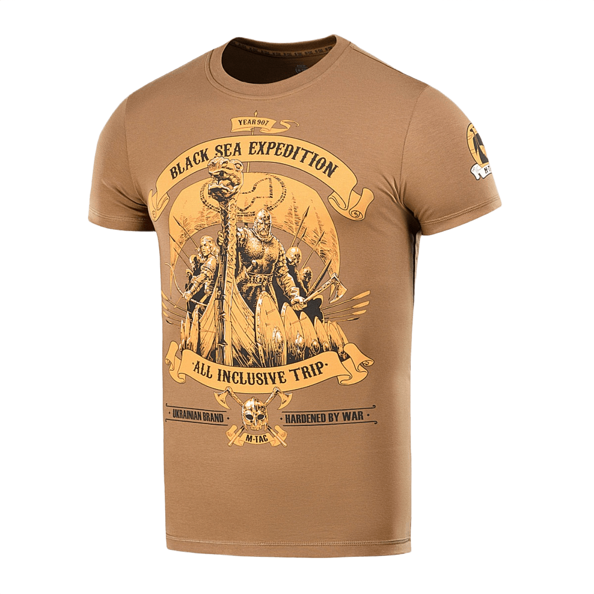 M-Tac T-shirt Black Sea Expedition 93% puuvillaa, printti, sopii aktiiviseen elämäntapaan ja arkeen, kestävä ja mukava
