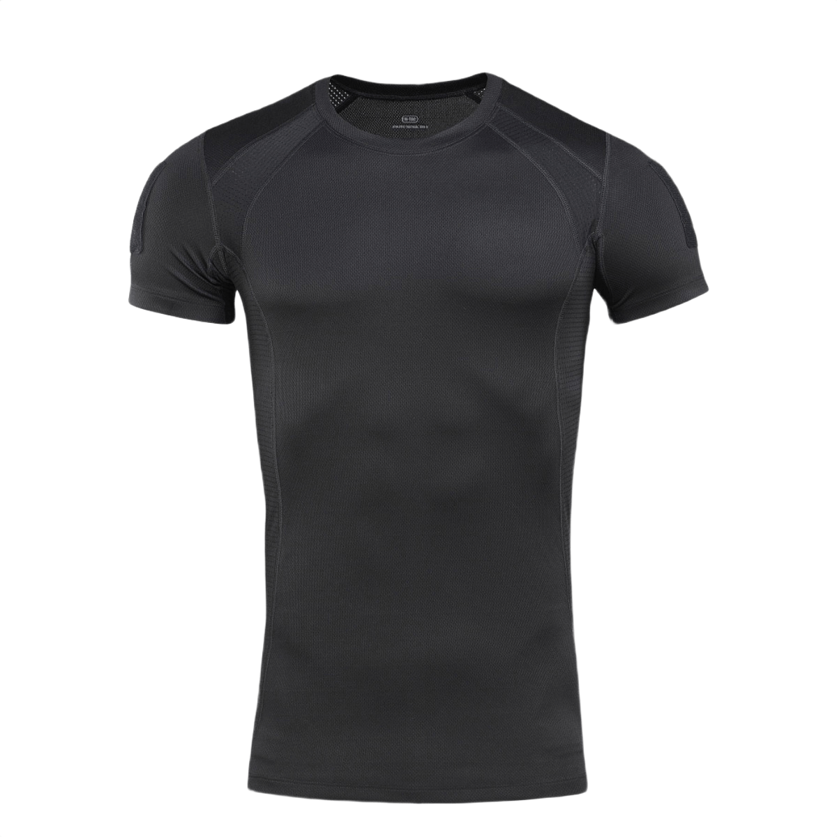 M-Tac T-Shirt Sweat-Wicking Athletic Gen.II mustana harjoitteluun ja arkeen, 100% polyesteri, anatominen istuvuus, kosteutta siirtävä.