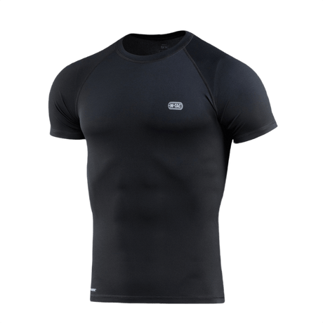 M-Tac T-paita Ultra Light Polartec musta, ihanteellinen harjoitteluun ja ulkoiluun, hikiä siirtävä ja anatominen istuvuus, Polartec® Power Dry®.