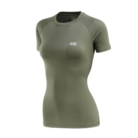 M-Tac T-shirt Ultra Light Polartec Lady naisille, kevyt ja hengittävä heijastavalla logolla, sopii treeniin ja arkeen.